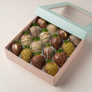 Chocolate-Dipped Strawberries Box