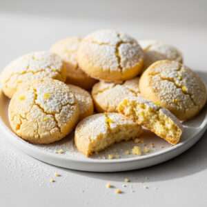 Lemon Shortbread Rounds